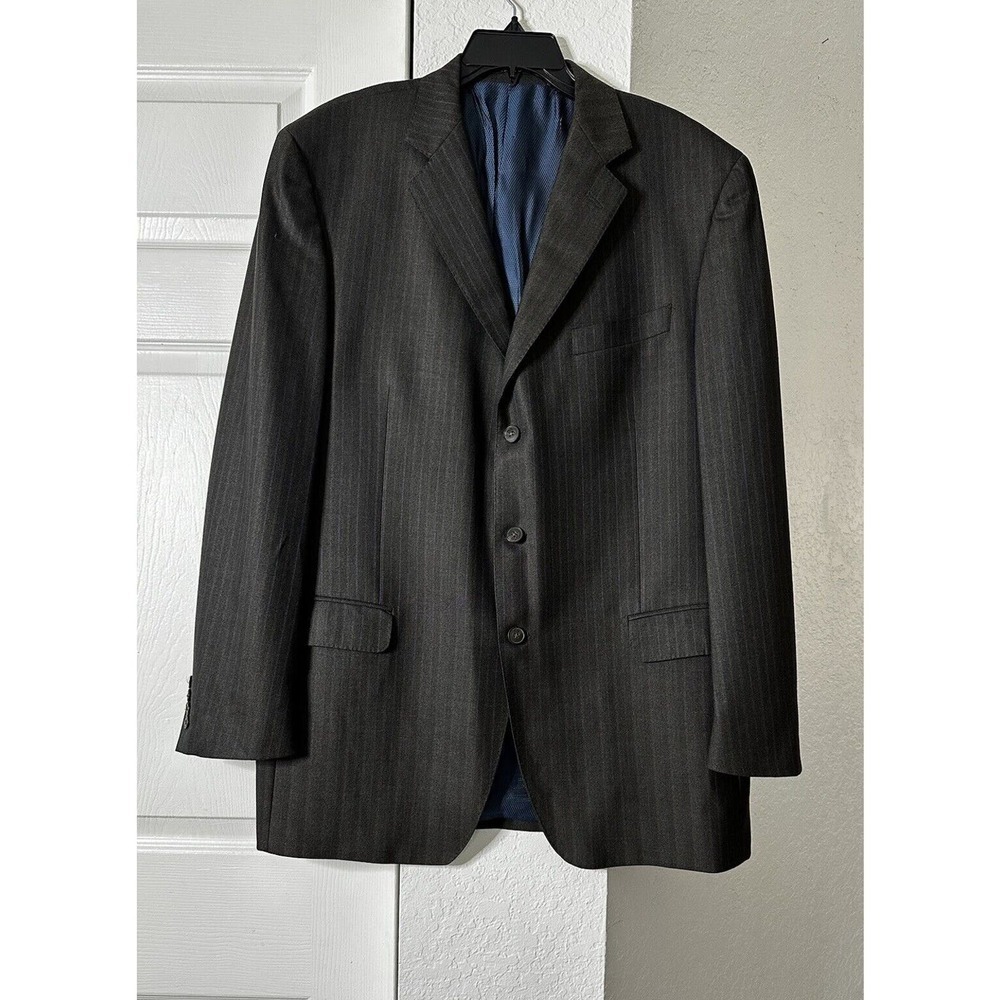 Mark Shale Luigi Bianchati Mantova -Ermenegildo Zegna Men's Wool Blazer Gray 44L